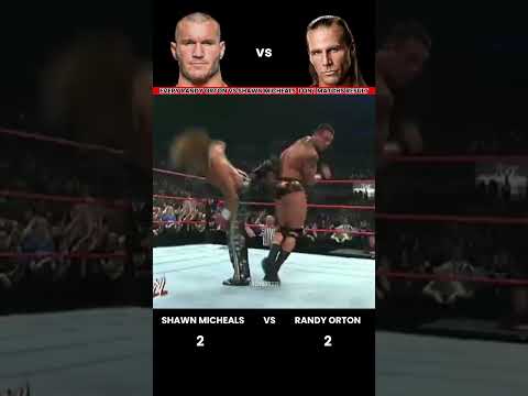 Every Randy Orton vs Shawn Michaels 1 vs 1 Match Result Edit 💥 #wwe