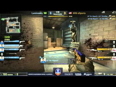 fer INSANE SNEAKY 4K and ONE KNIFE vs NRG | ECS North America | Luminosity vs. NRG eSports - CSGO