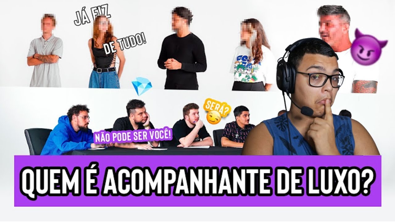 QUEM É ACOMPANHANTE DE LUXO? | mendes reage