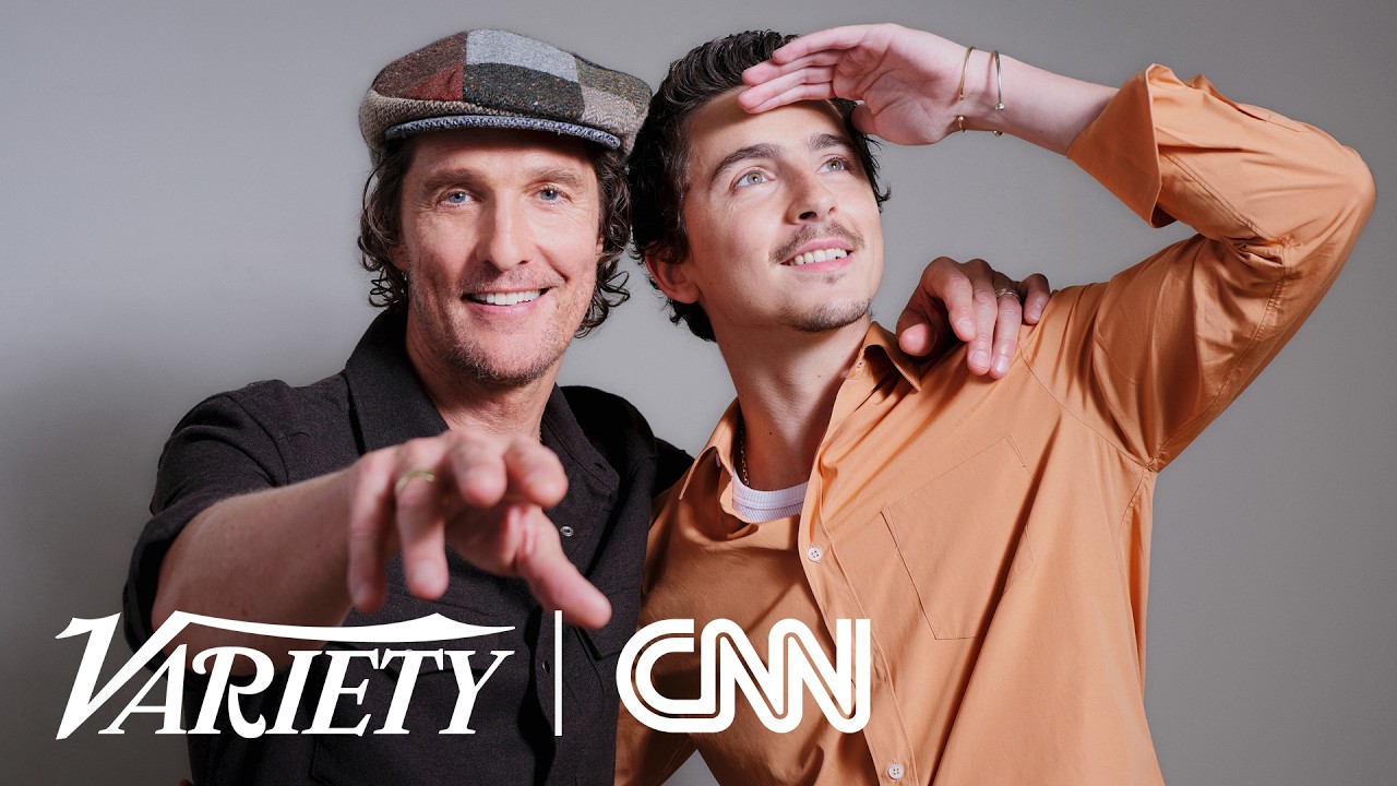 Timoth&eacute;e Chalamet & Matthew McConaughey | Variety & CNN Town Hall - Full Conversation - YouTube