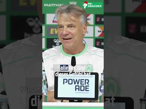 Video Thumbnail: WERDER BREMEN: Trainer Horst Steffen setzt auf Schulhof-Taktik