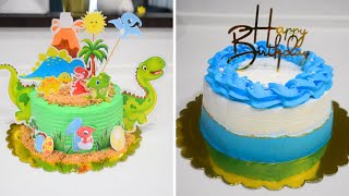 Cake Decorating Video | Dinosaur Cake | Easy Cake Decorating Video
