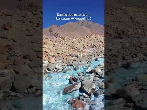 🇦🇷 Tenías idea de este arroyo turquesa en San Juan - Argentina? 🩵