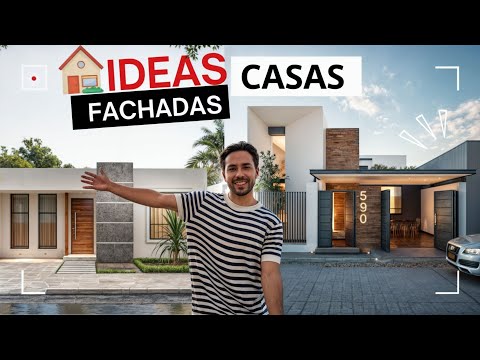 🚨 ¡Las 10 FACHADAS de CASAS PEQUEÑAS que NADIE QUIERE que VEAS! 😱 Sencillas pero IMPACTANTES 😍
