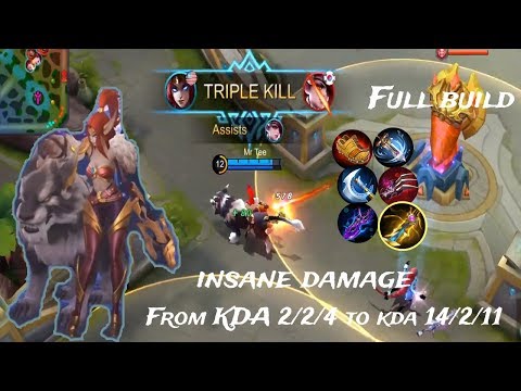 Irithel Triple Kill with Insane Critical Damage! Gameplay Irithel by Mr Tee ~ Mobile Legends