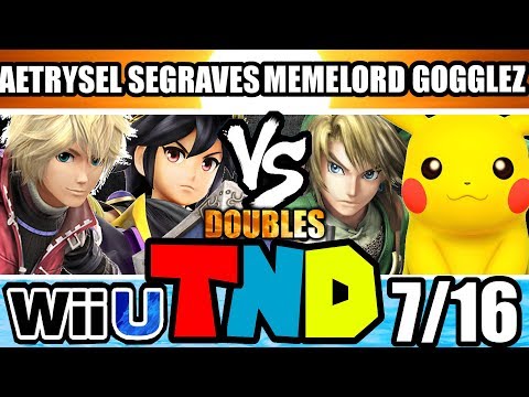 ARC Aetrysel & Segraves vs. ARC MEMELORD & ARC Gogglez - Round 1 - TSUNAMI '16 Smash Doubles Open