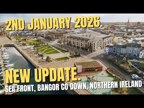 WORK CONTINUES ON BANGOR SEA FRONT | BANGOR CO DOWN, NORTHERN IRELAND 2ND JANUARY 2026. 