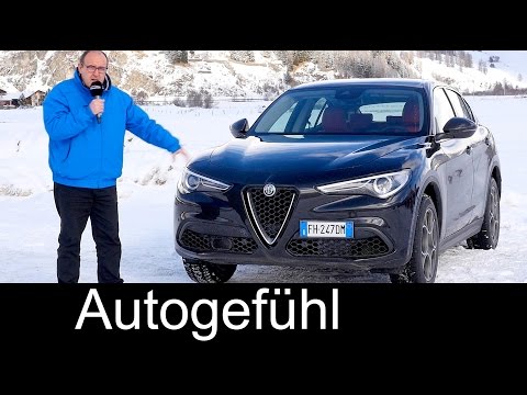 Alfa Romeo Stelvio FULL REVIEW test driven all-new SUV 2.0t 280hp neu - Autogefühl