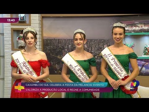 Caxambu do Sul se prepara para mais uma edição da Festa da Melancia