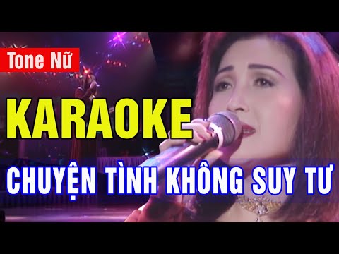 Chuyện Tình Không Suy Tư Karaoke Tone Nữ | Lâm Thúy Vân | Asia Karaoke Beat Chuẩn