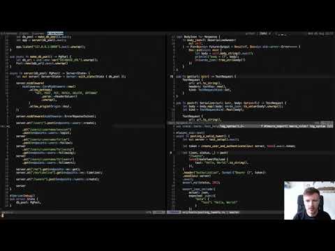 Educational Rust live coding - Building a web app - Part 6