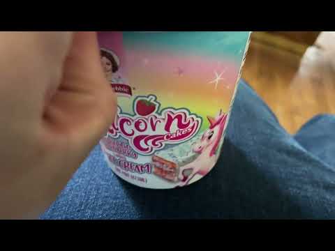 Taste review of little Debbie’s unicorn cakes ice cream