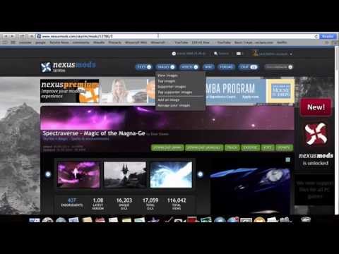 How to mod skyrim on MAC -Spectraverse mod installation