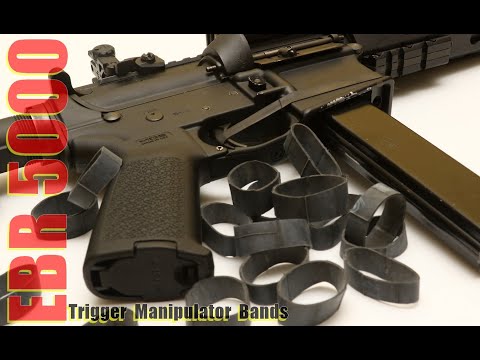 EBR5000 Trigger Manipulator Bands aka "Rubber Bands" are NOT machine gun conversion devices.