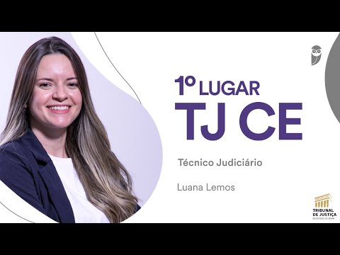 TJ CE: Meet Luana Lemos, approved in 1st place for Judicial Technician.