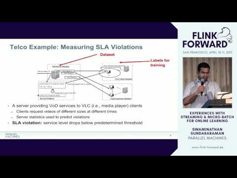 #FlinkForward SF 2017: S. Sundararaman - Experiences w/ Streaming vs Micro-Batch for Online Learning