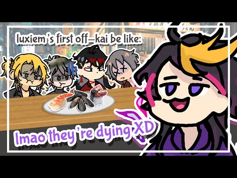 luxiem's infamous battle with seafood!