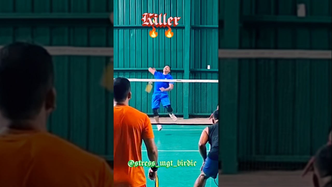 How to hit a Perfect Killer Smash in Badminton 🏸