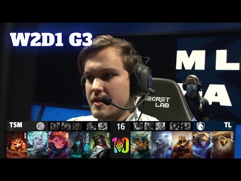 TSM vs TL | Week 2 Day 1 S12 LCS Summer 2022 | TSM vs Team Liquid W2D1 Full Game