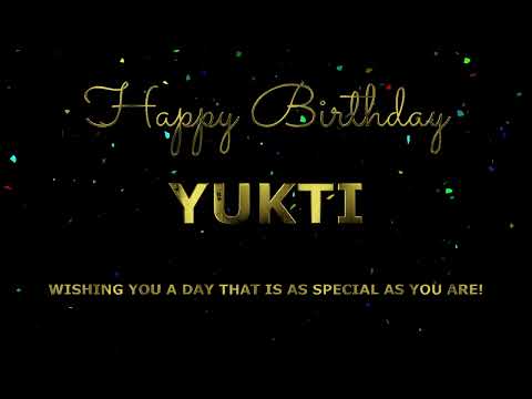 Happy Birthday Yukti