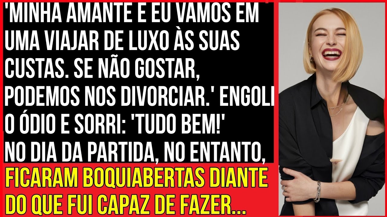 Meu marido debochou de mim e só recebeu um bilhete: 'Boa viagem ao inferno.'"