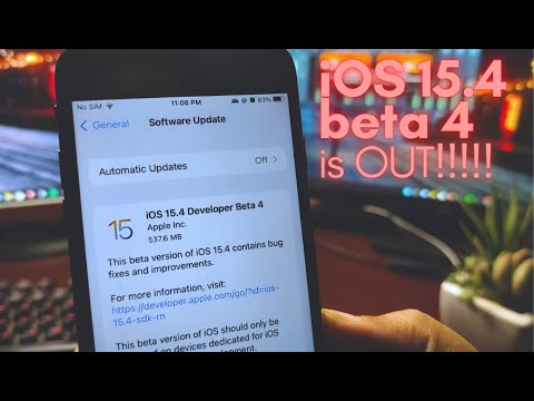 iOS 15.4 Beta 4 is Released! What's New & More