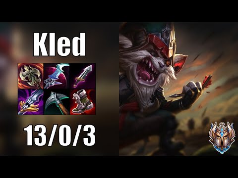 Kled vs Zac TOP - Patch 12.23 euw1 CHALLENGER