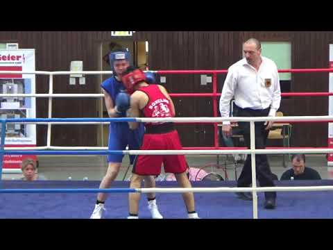 Boxen: Fares El Fayoumi - T. Janeczek (1. Runde Hessische Mannschaftsmeisterschaften #2)