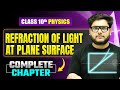 REFRACTION OF LIGHT AT PLANE SURFACE Complete Chapter Important Questions ICSE Class 10 Physics