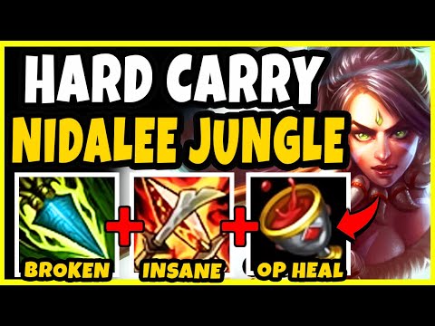 How To HARD Carry With Nidalee Jungle Season 10! The SoloQ Monster! - League of Legends