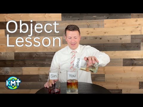 Salvation Object lesson - Our Sin is Washed Away by Jesus