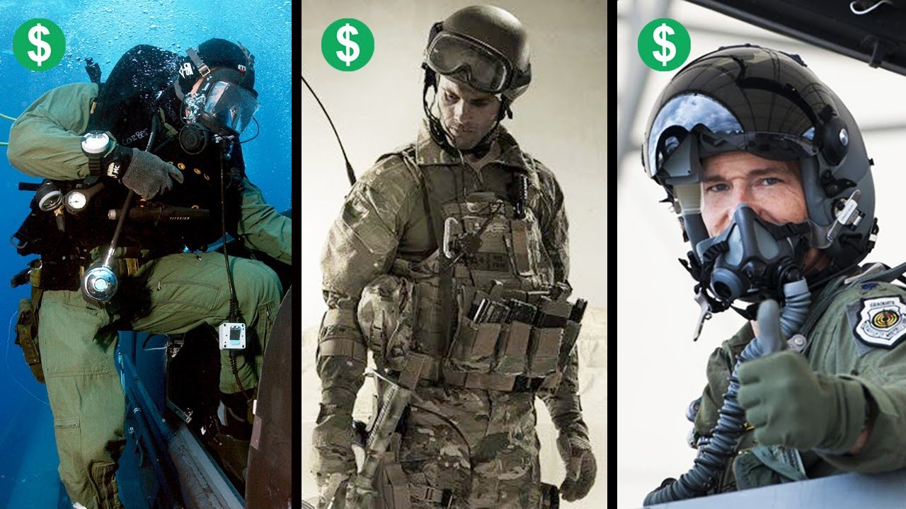 💲 12 TRABAJOS MILITARES MEJOR PAGADOS 💲
