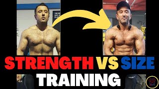 The Differences In Training For Strength vs Size