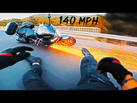 Biker's Biggest NIGHTMARE at HIGH Speed | Crazy Motorcycle Moments 2021