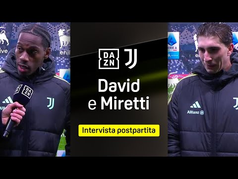 DAVID: "ICEMAN è tornato? Sì sono felice". MIRETTI: "Contenti per Johnny, è GRANDE GRUPPO" | DAZN