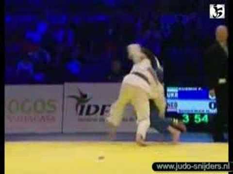 Judo EC Lissabon 2008 Schoeman (NED) - Kuzmin (UKR)