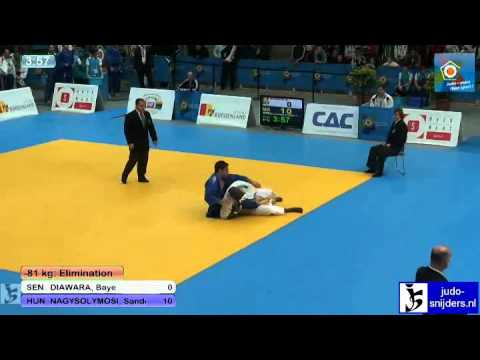 Judo 2012 World Cup Oberwart: Diawara (SEN) - Nagysolymosi (HUN) [-81kg]