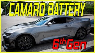Camaro 6th-Gen 2016+ Battery | How-to Access & Replace