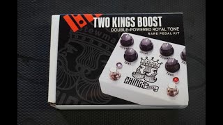 Video thumbnail for StewMac Two Kings Boost Pedal Kit - Build your own copy of the Analogman King of Tone! by Bill's Guitar Garage - Bill Taylor