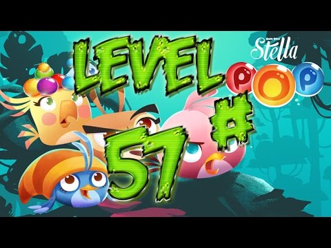 Let's Play Angry Birds Pop - Level 57 Walkthrough