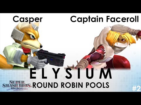 Elysium #2 - Casper (Fox) VS Captain Faceroll (Sheik) - Round Robin - Pool 5