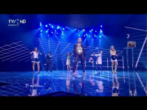 HD Eurovision 2012 San Marino: Valentina Monetta - The Social Network Song (Semi-Final 1)