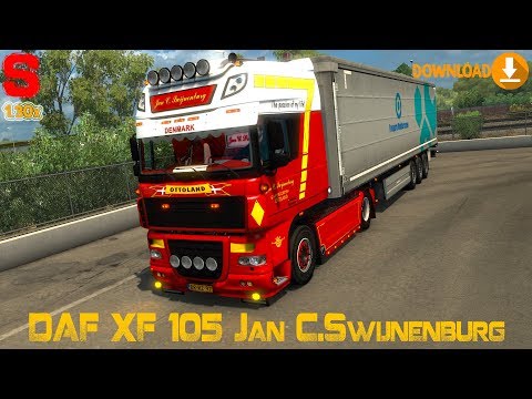 DAF XF 105 Jan C.Swijnenburg [1.30x] - SiMoN3 ETS2 (+download)