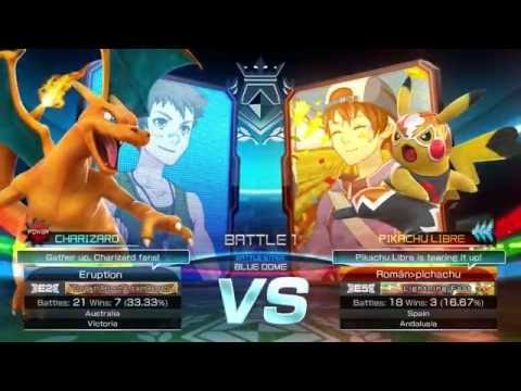 Pokken Tournament ( Charizard vs Masked Pikachu)