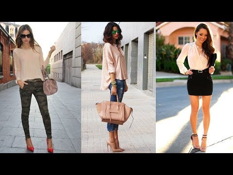 Blusas elegantes y bonitas DE COLOR BEIGE / COMO COMBINAR UNA BLUSA / Fashion Love