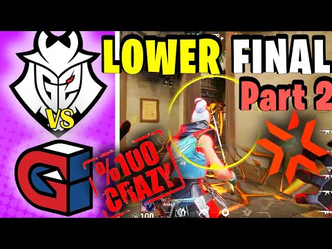 EPIC MATCH! Guild vs G2 Esports Highlights | LB FINAL VCT Stage 3 Challengers