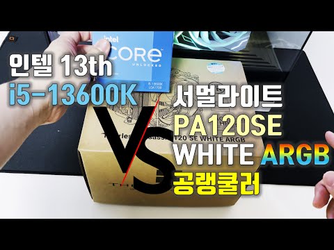 Thermalright Peerless Assassin 120 SE WHITE ARGB 공랭쿨러 리뷰(VS 13600K)