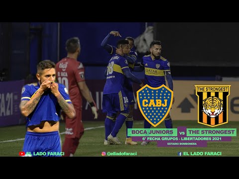 #Boca le gano tranquilo a #TheStrongest y esta en 8° de la #Libertadores