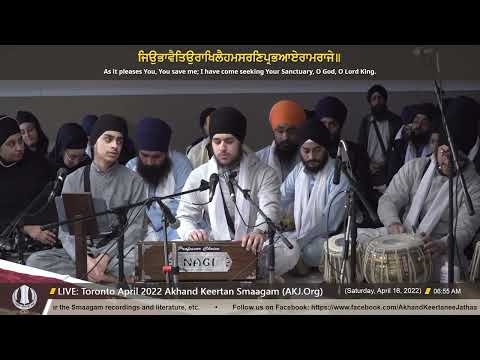 005 Bhai Harjee Singh Jee Toronto - SaturdayAM - Toronto April 2022 Annual Akhand Keertan Smaagam