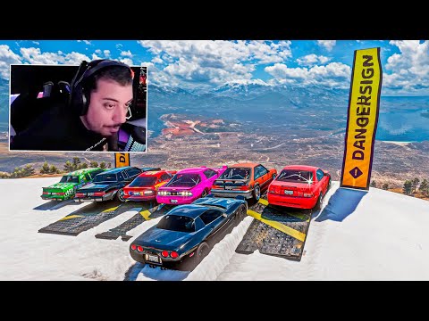 DEATH SLOPE WITHOUT BRAKES WITH HANDBRAKE - FORZA HORIZON 5